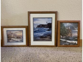 Lighthouses On Cliffs Prints