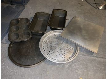 Baking Pans Including And Airbake Cookie Sheet