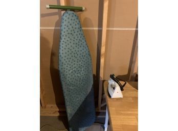 Ironing Board And Proctor-Silex Iron