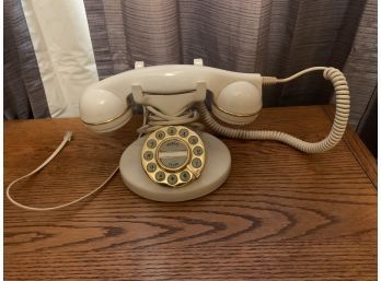 Microtel Rotary Dial Phone Replica With Push Buttons