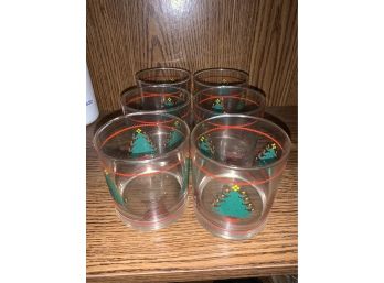 Christmas Tree Cocktail Glasses