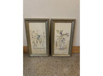 Framed Flowers In Glass Bottle 'Blossom Series' Prints