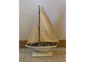 Model Sailboat (#3) 14 1/4' Tall