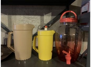 Plastic Pitchers And Drink Dispenser