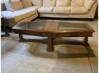 Vintage Oblong Octagon Coffee Table