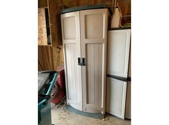 Plastic Storage Cabinet And Contents