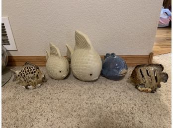 Fish Decor And Candle Holders