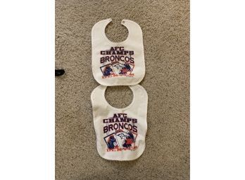 Vintage Denver Broncos Bibs