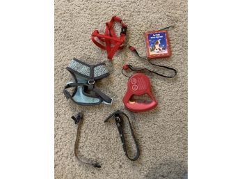 Small Dog Harnesses, Collars, Leash, And Book