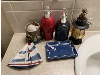 Soap Dispensers, Trays, And Holder