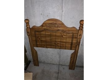 Single Size Wood Headboard