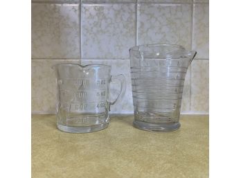 Vintage Glass Measuring Cups