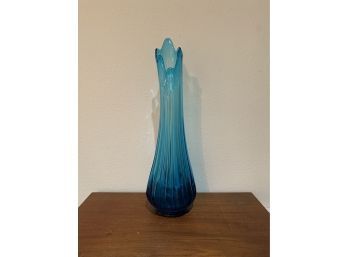 20' Mid Century Blue Swung Vase