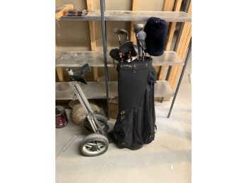 Womens Golf Clubs, Bag,  And Cart