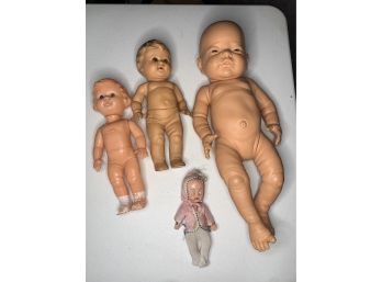 Vintage Rubber / Plastic Baby Dolls