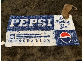 Pepsi Like Nothing Else Beach Towel With Tags