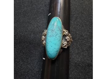 Sterling Silver Ring With Turquoise? Stone