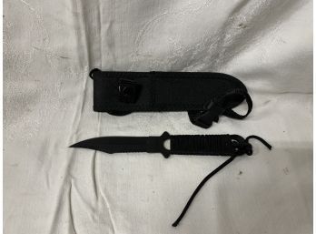 Punada Black Diving Knife With Case