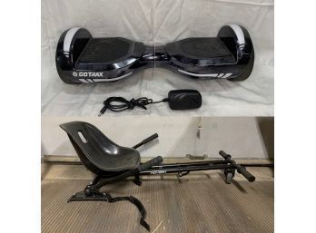 Go Trax Hoverboard With Attachable Go Kart