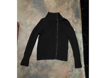 Victorias Secret Off Center Zip Up Sweater