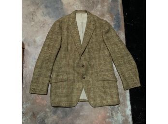 Gala Forest Scotland Virgin Wool Mens Plaid Blazer