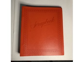 Deluxe Craft Vintage Red Scrapbook Retro Large SCRAP BOOK 40  Pages Blank Bounded Scrapbook Album