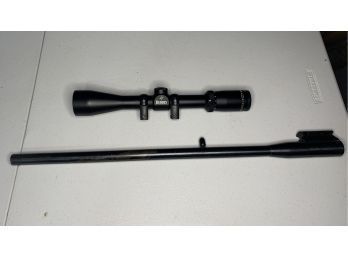 Burris 3x-9x 40mm Scope And Gun Barrel