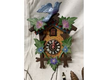 Colorful Cuckoo Clock - Needs Repairs