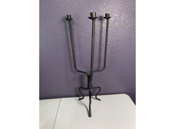 Candle Stick Holder - A Little Over 2 Ft Tall - 3 Candles