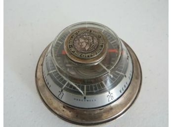 Rare Vintage TIFFANY & CO, Sterling Silver Barometric, Honeywell Barometric Pressure, New York City