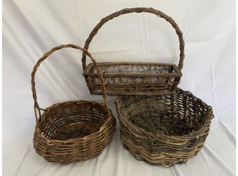 Rustic Twig Baskets