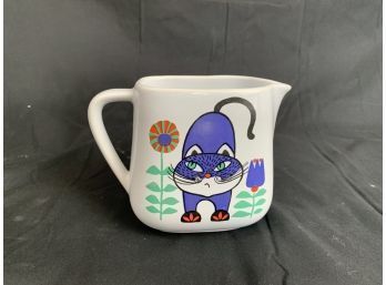 Waechtersbach Western Germany Cat Creamer / Gravy Pitcher