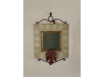 Welcome Wall Hanging Home Decor