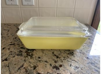 Pyrex Yellow Fridgie Refrigerator Dish