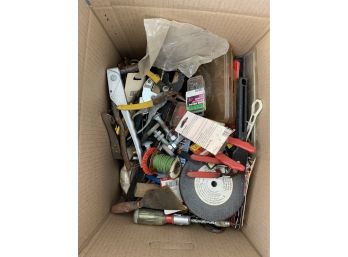 Box Of Miscellaneous Tools And Parts (#4)