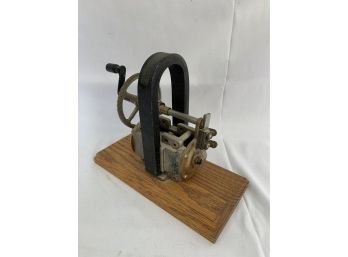 Western Electric Telephone Magneto Hand Crank Generator