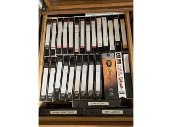 Collection Of VHS Tapes