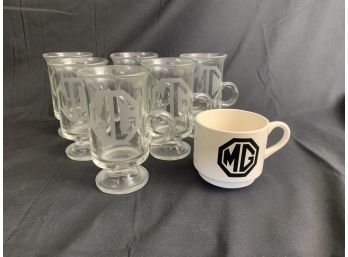 MG Mug And Irish Coffee Glass Mugs