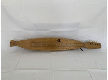 Dulcimer With Traditional Heart Shaped Sound Hole