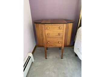 Martha Washington Sewing Table With Side Pockets