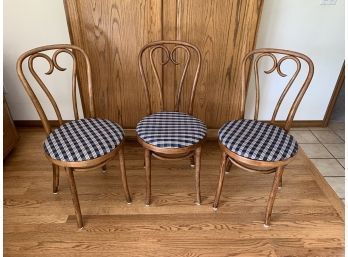 Trio Of Sweetheart Cafe Chairs