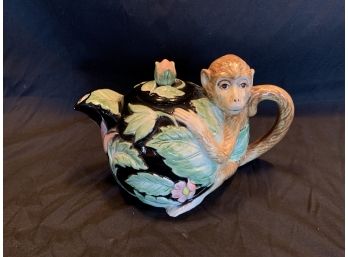 Fitz And Floyd Monkey Teapot