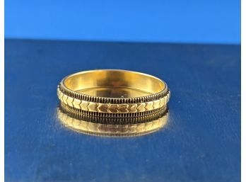 14k Gold Mens Wedding Band Ring