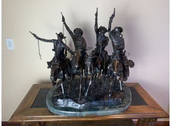 Coming Thru The Rye Frederic Remington Over 2ft Tall Bronze Sculpture