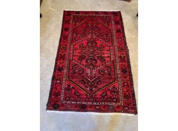 Red Persian Hamadan Rug