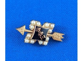 10k Gold Xi Psi Phi Dental Fraternity Pin