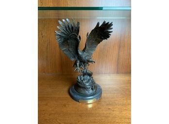 Eagle Max Turner 15in Bronze Sculpture