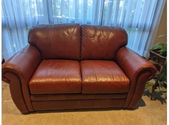 Red Loveseat