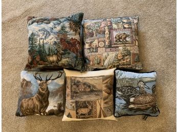 Wildlife Patterned Throw Pillows