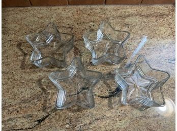 Glass Star Shaped Dishes